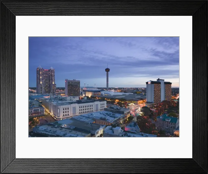Framed Print : Downtown San Antonio, Texas, USA Framed Print : Downtown San Antonio, Texas, USA