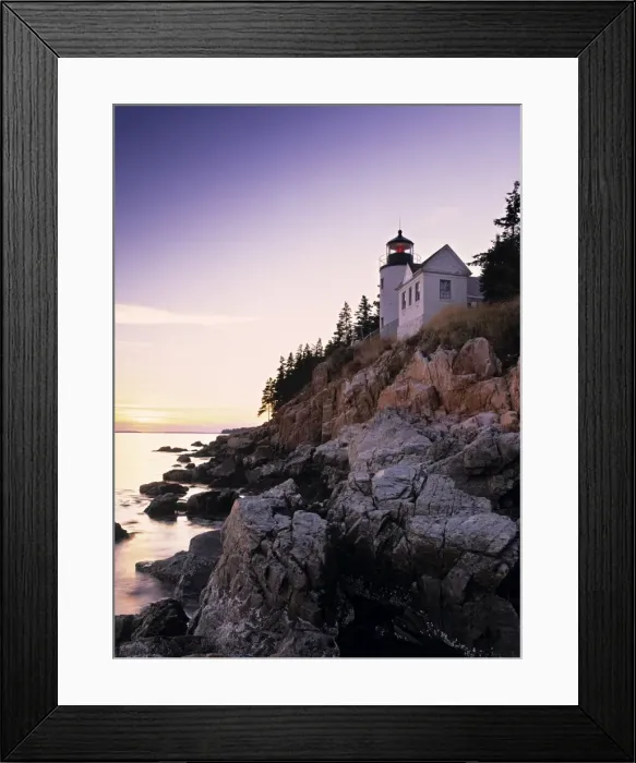 Framed Print : Bass Harbor Head Lighthouse, Acadia Nat Framed Print : Bass Harbor Head Lighthouse, Acadia Nat