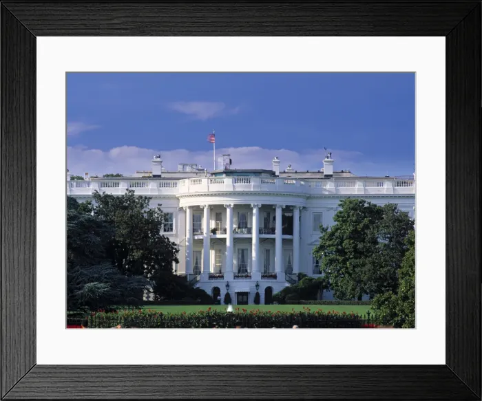 Framed Print : White House, Washington D Framed Print : White House, Washington D
