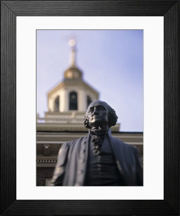 Framed Print : Statue of George Washington Framed Print : Statue of George Washington