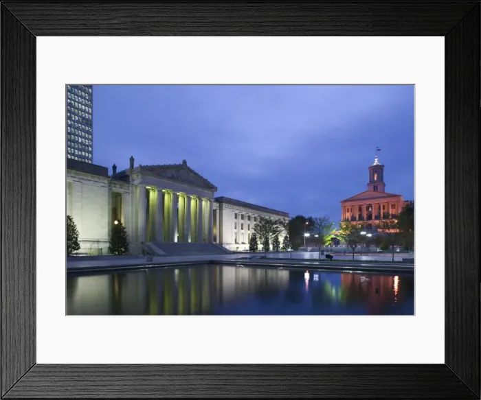 Framed Print : State Capitol & War Memorial Auditorium, Nashville, Tennessee, USA Framed Print : State Capitol & War Memorial Auditorium, Nashville, Tennessee, USA