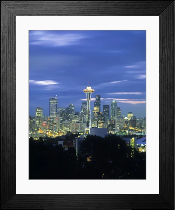 Framed Print : Seattle skyline fr Framed Print : Seattle skyline fr