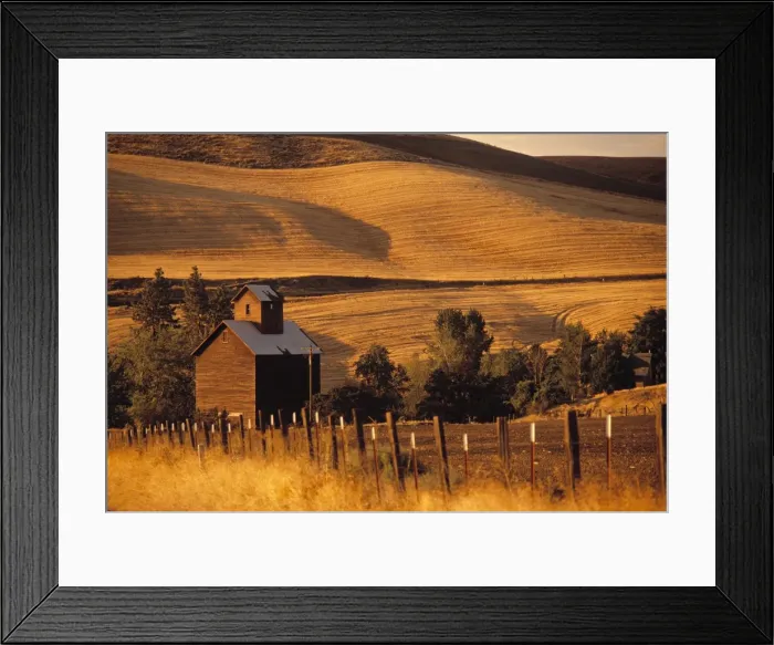 Framed Print : Farm, Bend Framed Print : Farm, Bend