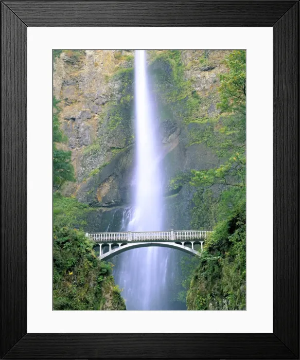 Framed Print : Multnomah Falls Framed Print : Multnomah Falls