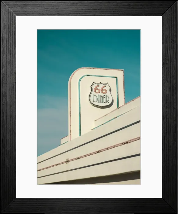 Framed Print : USA, New Mexico, Albuquerque, Route 66 Diner Framed Print : USA, New Mexico, Albuquerque, Route 66 Diner