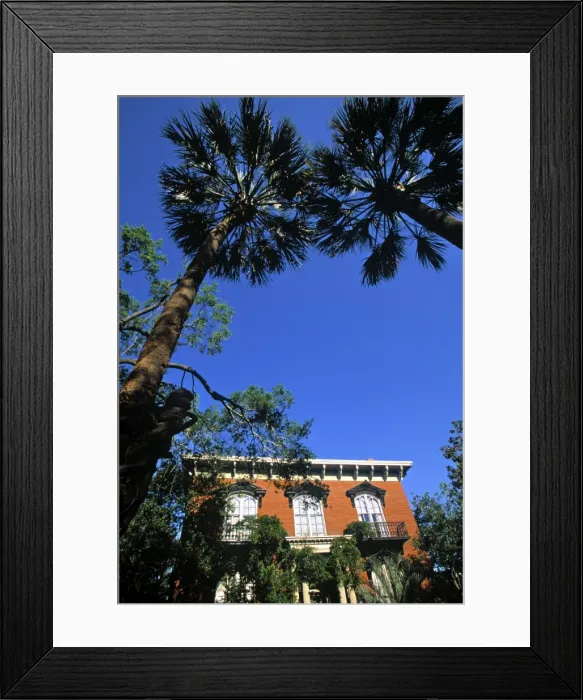 Framed Print : The Mercer House Framed Print : The Mercer House