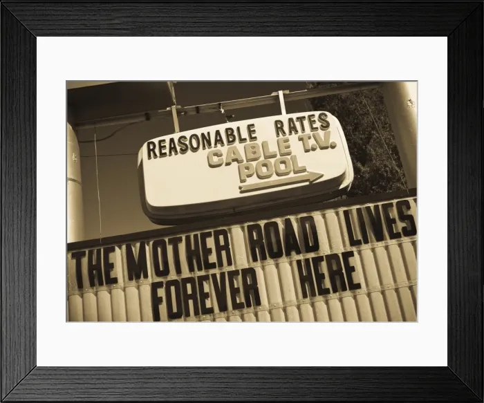 Framed Print : USA, Missouri, Route 66, Lebanon, Munger Moss Motel Framed Print : USA, Missouri, Route 66, Lebanon, Munger Moss Motel