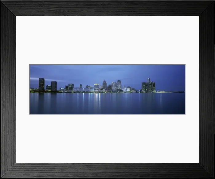 Framed Print : Detroit, Michigan Framed Print : Detroit, Michigan