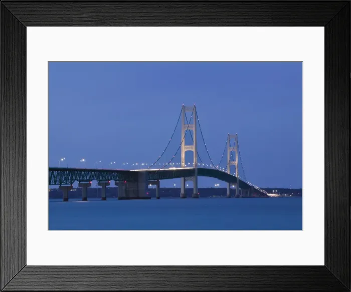 Framed Print : Mackinac Bridge Framed Print : Mackinac Bridge