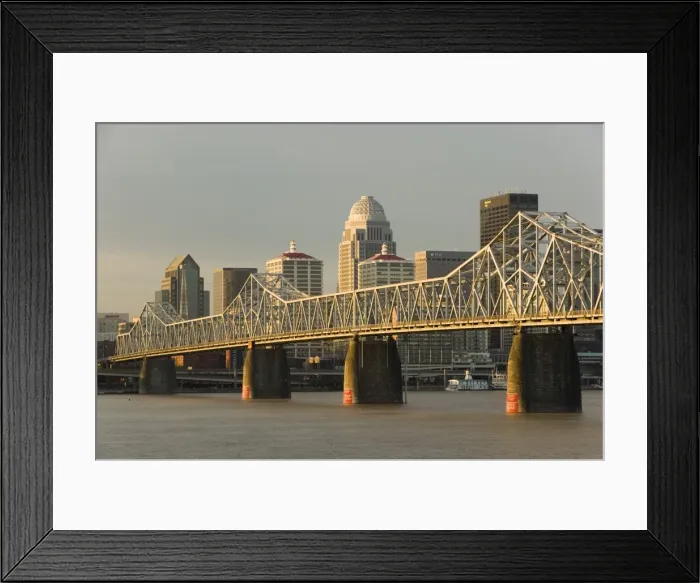 Framed Print : Clark Memorial Bridge, Louisville, Kentucky, USA Framed Print : Clark Memorial Bridge, Louisville, Kentucky, USA