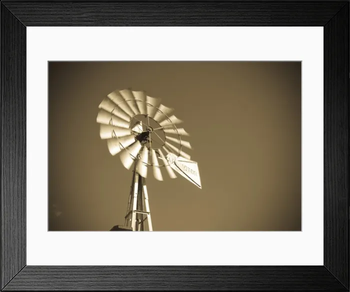 Framed Print : USA, Oklahoma, Windpumps / windmill Framed Print : USA, Oklahoma, Windpumps / windmill