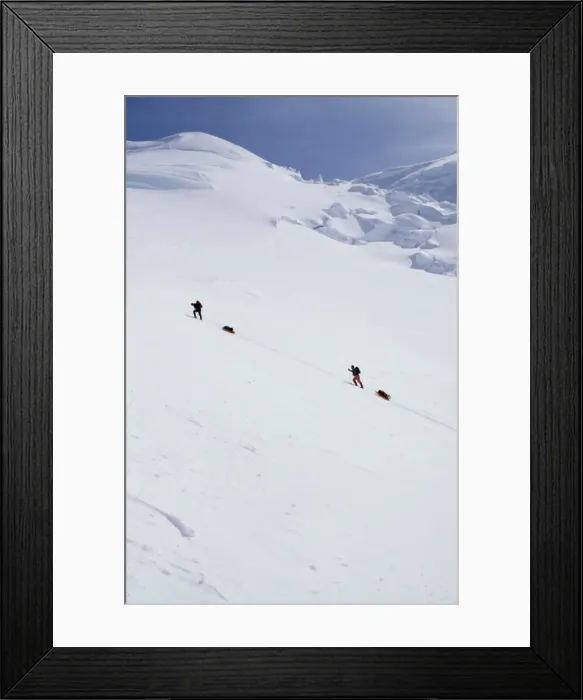 Framed Print : Climbers on Mount McKinley Framed Print : Climbers on Mount McKinley
