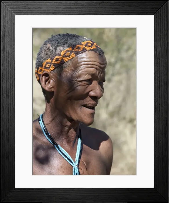 Framed Print : A N!!S hunter-gatherer Framed Print : A N!!S hunter-gatherer