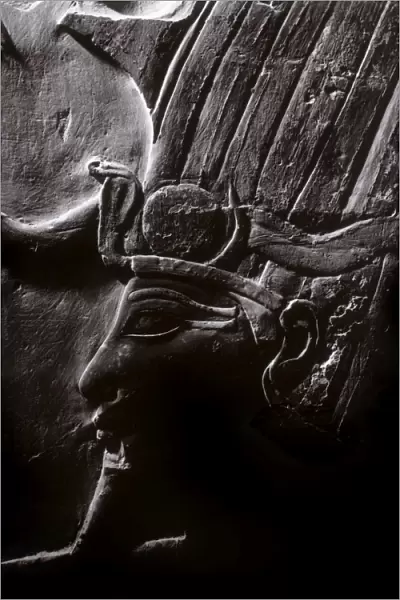 Carved relief of a Pharaoh, Egypt