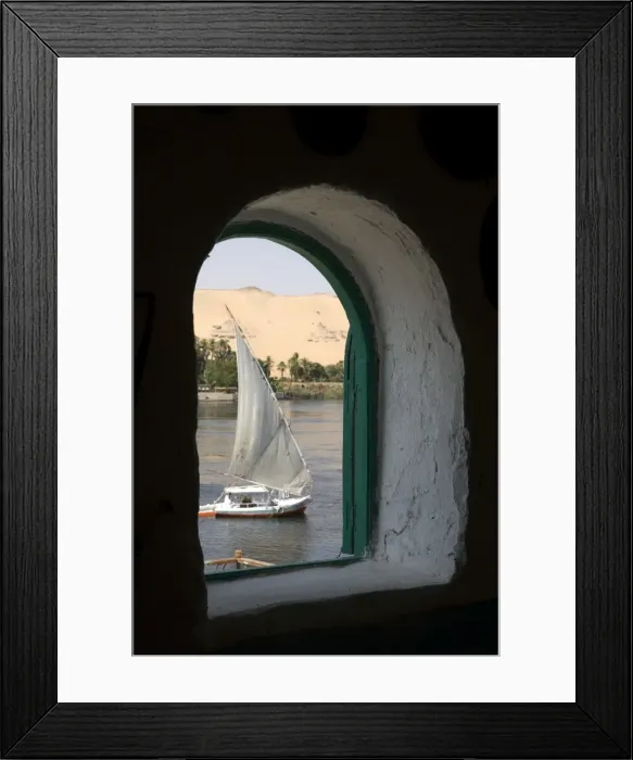 Framed Print : Felucca on River Nile Framed Print : Felucca on River Nile