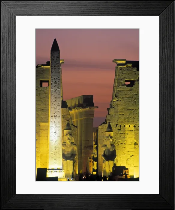 Framed Print : Luxor Temple Framed Print : Luxor Temple