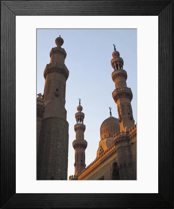Framed Print : The minarets of Sultan Hassan mosque Framed Print : The minarets of Sultan Hassan mosque
