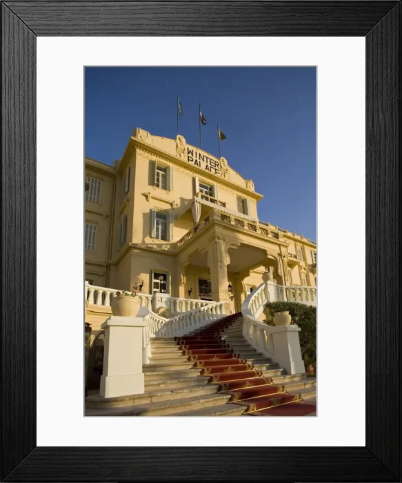 Framed Print : The luxurious Winter Palace Hotel in Luxor, Egypt Framed Print : The luxurious Winter Palace Hotel in Luxor, Egypt