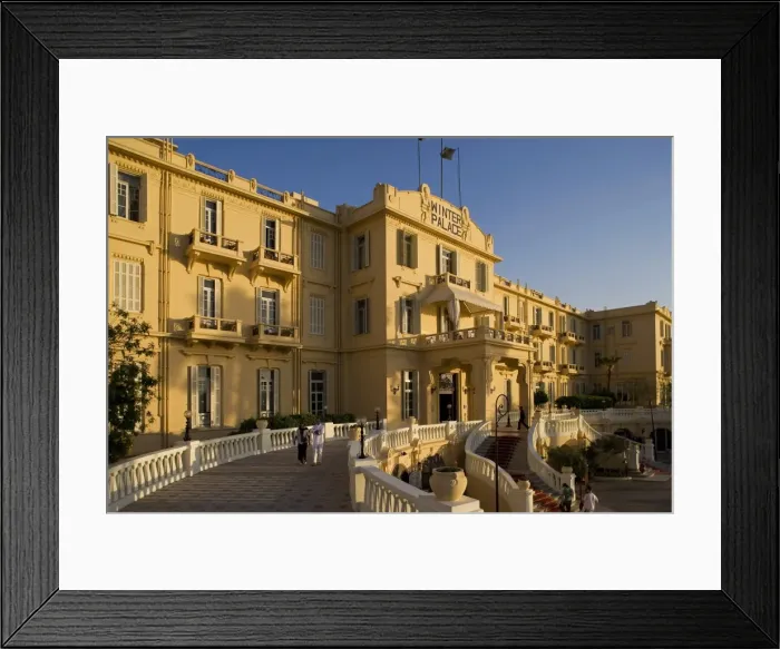 Framed Print : The luxurious Winter Palace Hotel in Luxor