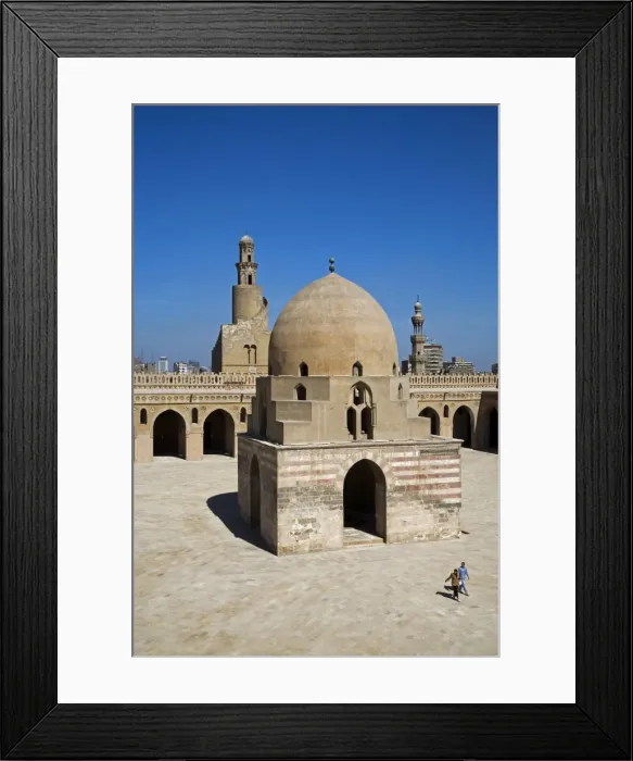 Framed Print : The enormous courtyard of the Ibn Tulun Mosque Framed Print : The enormous courtyard of the Ibn Tulun Mosque