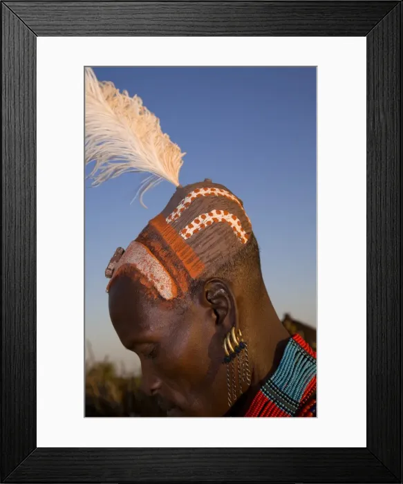 Framed Print : Hamer Tribesman Framed Print : Hamer Tribesman