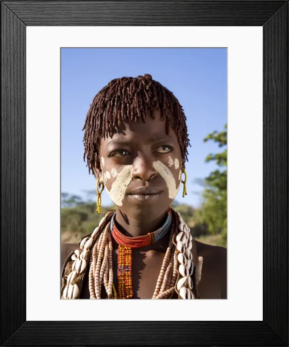 Framed Print : Hamer Woman, Hamer Tribe, Lower Omo Valley, Southern Ethiopia Framed Print : Hamer Woman, Hamer Tribe, Lower Omo Valley, Southern Ethiopia