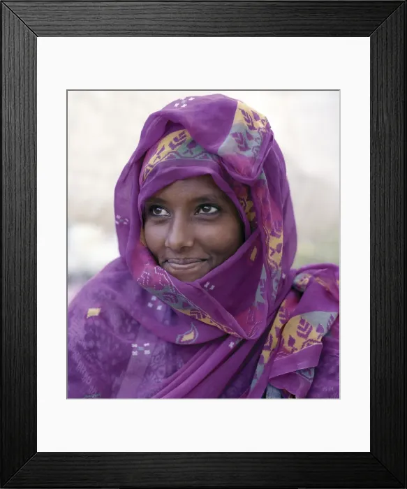 Framed Print : An attractive woman at Bati market Framed Print : An attractive woman at Bati market