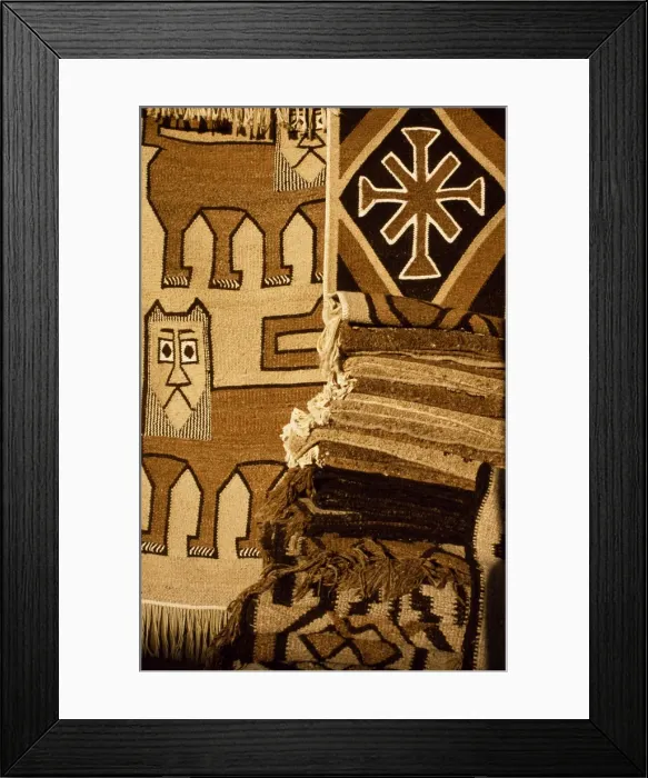 Framed Print : Display of rugs in a shop in Addis Ababas Merkato, or market Framed Print : Display of rugs in a shop in Addis Ababas Merkato, or market