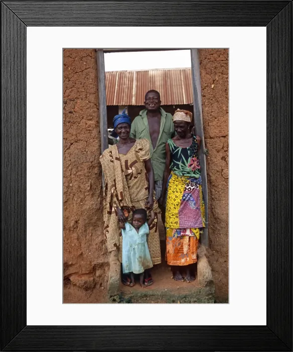 Framed Print : Ghana, Ashanti region, Besease Framed Print : Ghana, Ashanti region, Besease