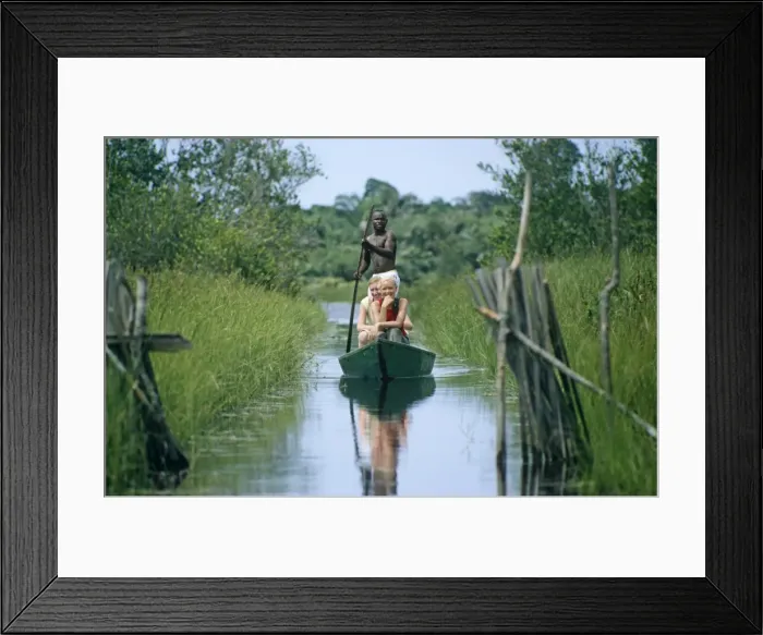 Framed Print : Ghana, West region, Nzulezu