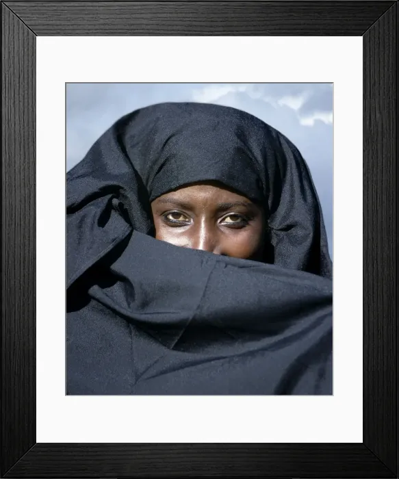 Framed Print : A Swahili Muslim woman from Kenyas coast province Framed Print : A Swahili Muslim woman from Kenyas coast province