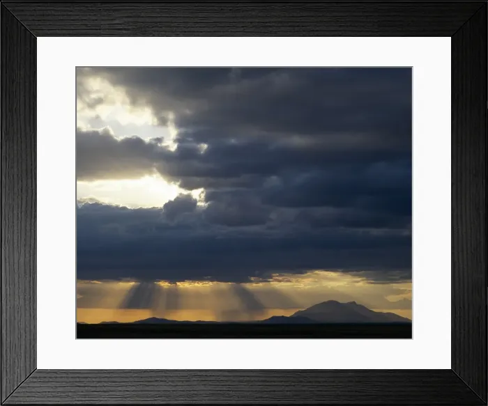 Framed Print : In the late afternoon, storm clouds gather over Amboseli Framed Print : In the late afternoon, storm clouds gather over Amboseli