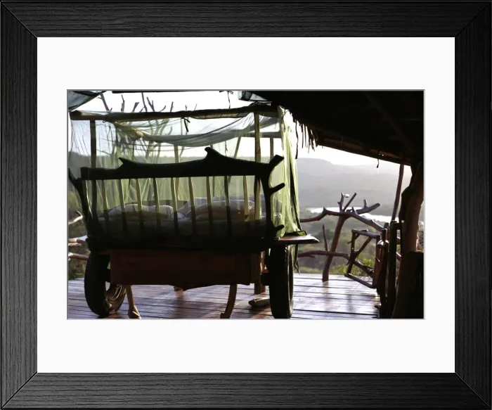Framed Print : Kiboko Star Bed Framed Print : Kiboko Star Bed