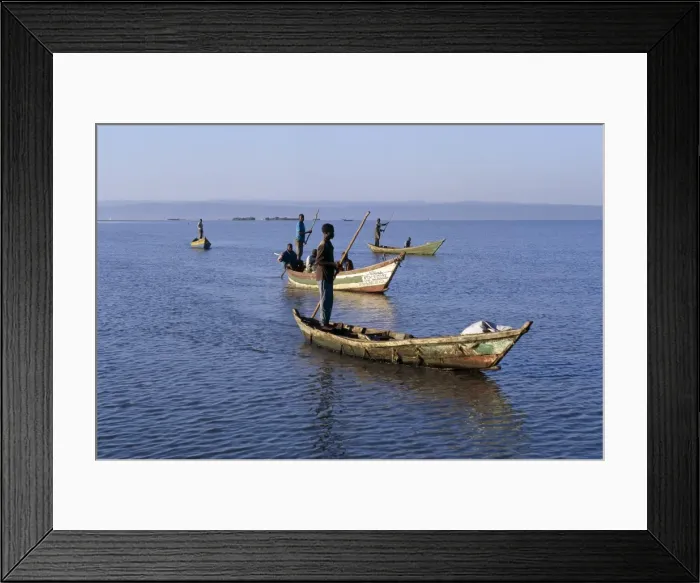 Framed Print : Fishermen return to Dunga Beach soon after sunrise Framed Print : Fishermen return to Dunga Beach soon after sunrise