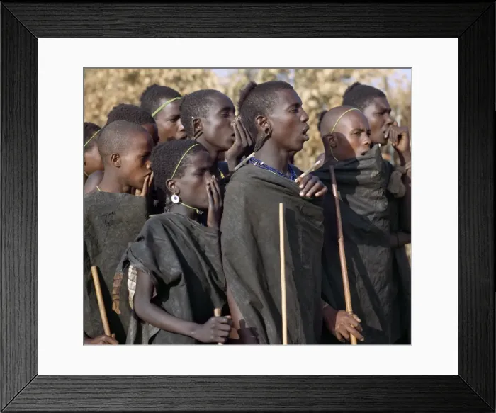 Framed Print : In the weeks leading up to their circumcision Framed Print : In the weeks leading up to their circumcision