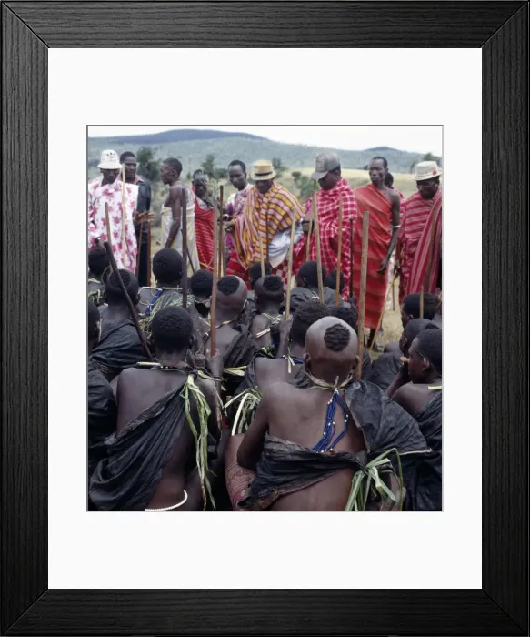 Framed Print : Dressed in his black goatskin cloak Framed Print : Dressed in his black goatskin cloak