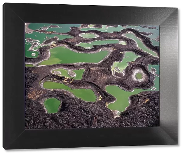 A series of lava rock pools are situated just off the