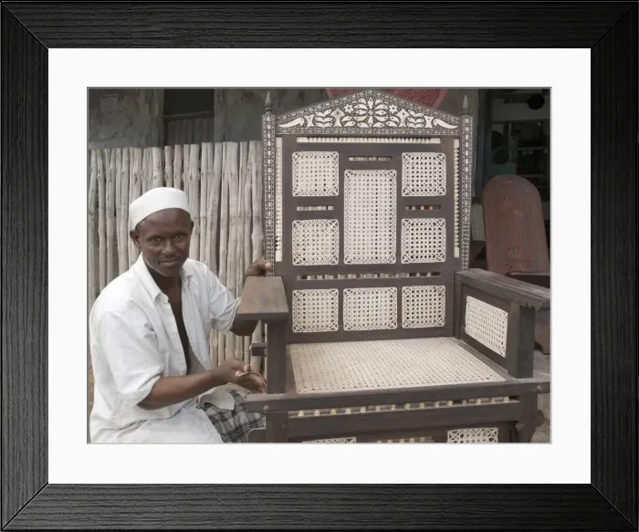 Framed Print : A skilled craftsman puts the finishes touches to a Framed Print : A skilled craftsman puts the finishes touches to a