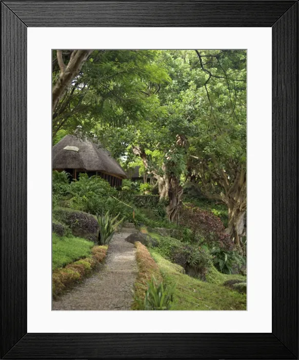 Framed Print : Accommodation at the lodge on Mfangano Island Framed Print : Accommodation at the lodge on Mfangano Island