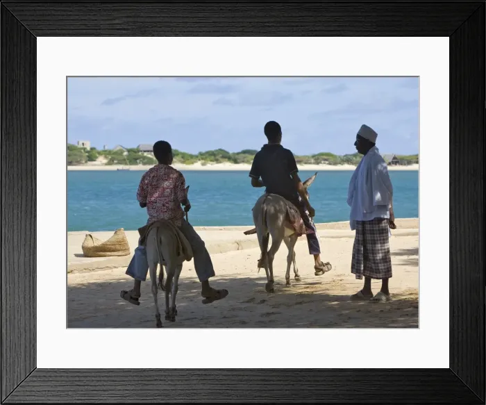 Framed Print : Kenya, Lamu Island, Shela Framed Print : Kenya, Lamu Island, Shela