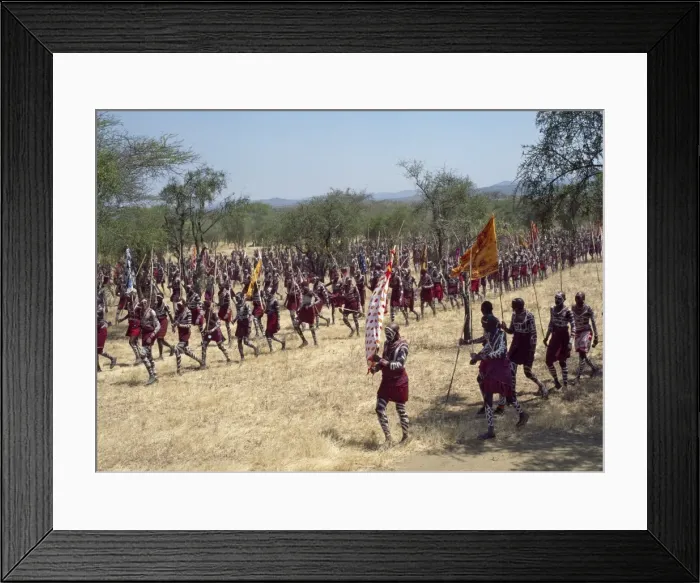 Framed Print : Africa, Kenya, Kajiado District, Ol doinyo Orok Framed Print : Africa, Kenya, Kajiado District, Ol doinyo Orok