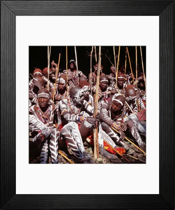 Framed Print : Africa, Kenya, Kajiado District, Ol doinyo Orok