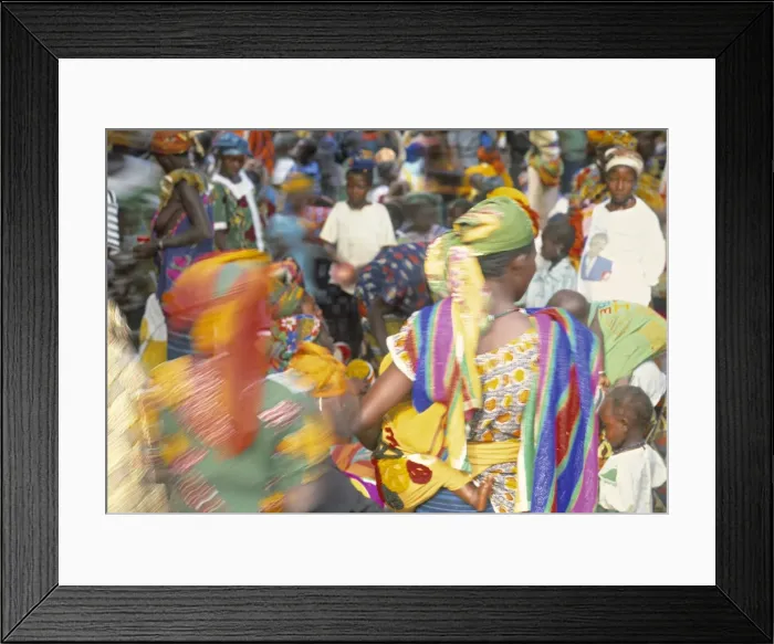 Framed Print : Market scene Framed Print : Market scene