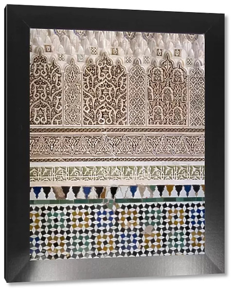 Typical Moroccan tiles, Marrakesh, Morocco