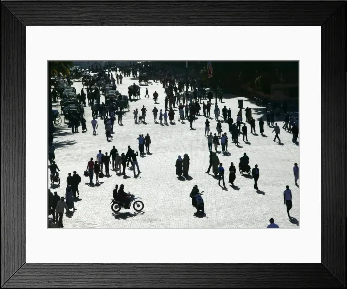 Framed Print : Djemma el-Fna Square, Marrakash, Morocco