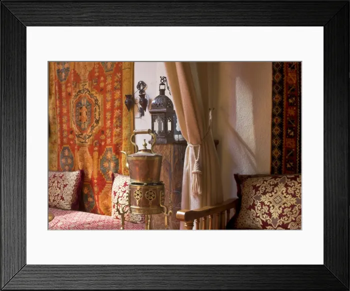 Framed Print : North Africa, Morocco, High Atlas, La Kasbah du Toubkal