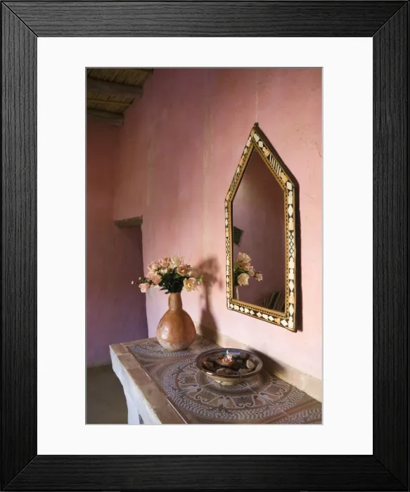 Framed Print : Traditional Moroccan Desert House Framed Print : Traditional Moroccan Desert House