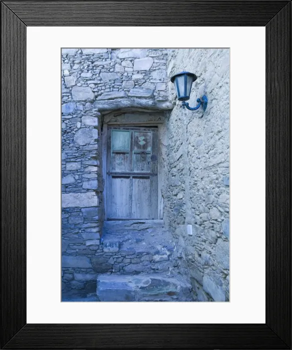 Framed Print : Circular Fortified Village
