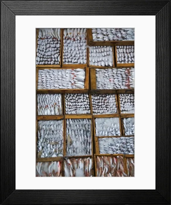 Framed Print : Fish market Framed Print : Fish market