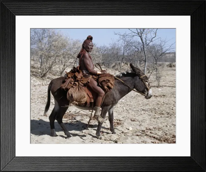 Framed Print : An old Himba woman Framed Print : An old Himba woman